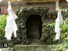 太成倉庫創業の地、千住。仲町氷川神社（弁財天）